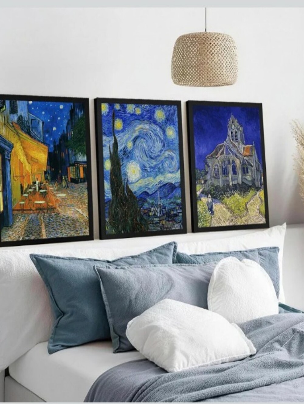 Cuspin 3 Piece Van Gogh Wall Art Trio - 12x16 In NWT - Picture 2 of 6